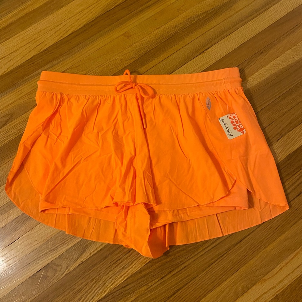 NEW FP movement Orange Workout Shorts